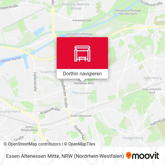 Essen Altenessen Mitte Karte