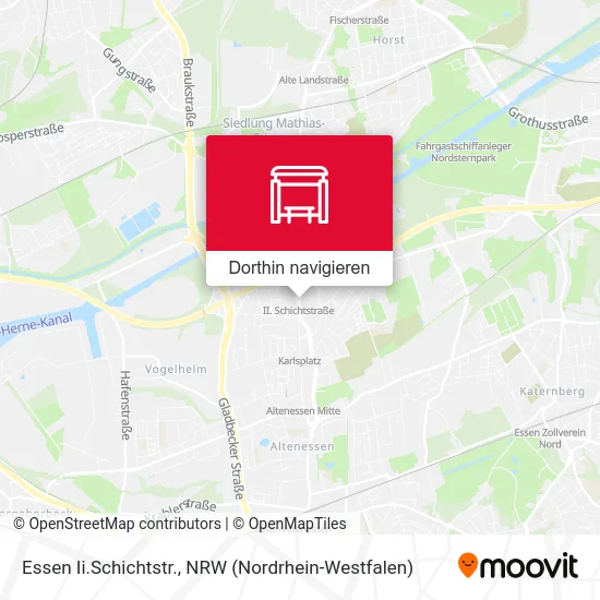 Essen Ii.Schichtstr. Karte