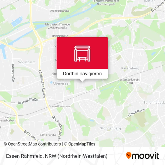 Essen Rahmfeld Karte