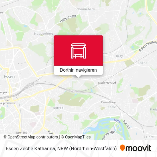 Essen Zeche Katharina Karte