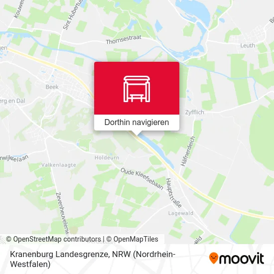 Kranenburg Landesgrenze Karte