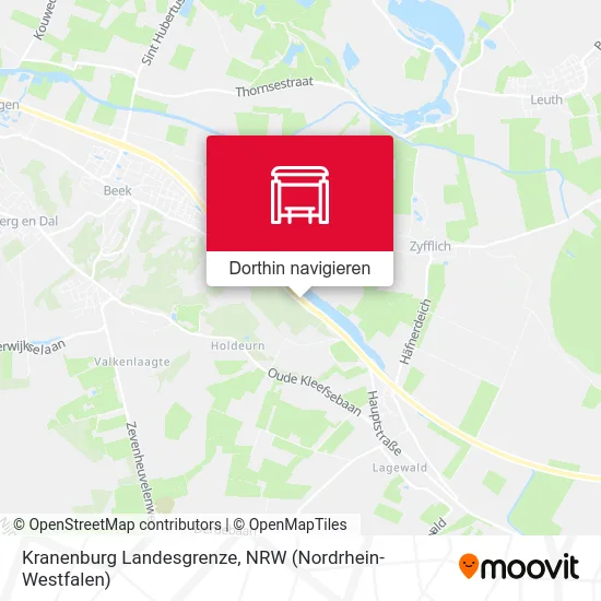 Kranenburg Landesgrenze Karte