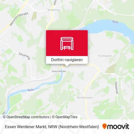 Essen Werdener Markt Karte