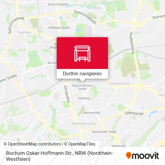 Bochum Oskar-Hoffmann-Str. Karte
