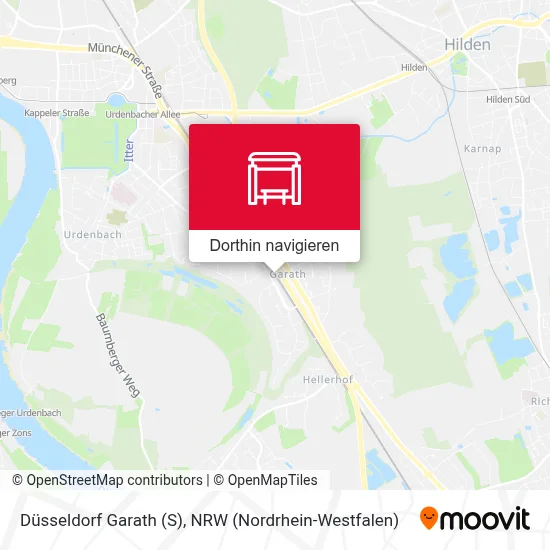 Düsseldorf Garath (S) Karte