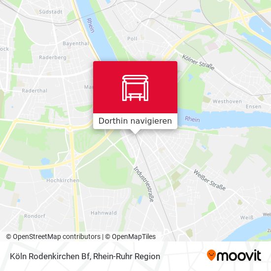 Köln Rodenkirchen Bf Karte