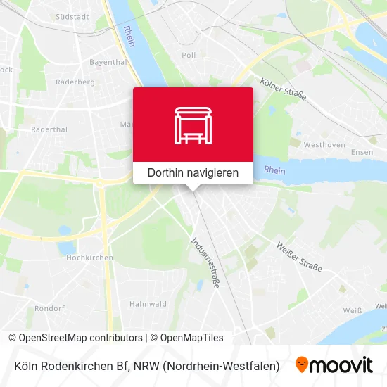 Köln Rodenkirchen Bf Karte