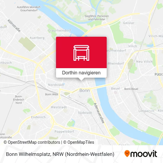 Bonn Wilhelmsplatz Karte