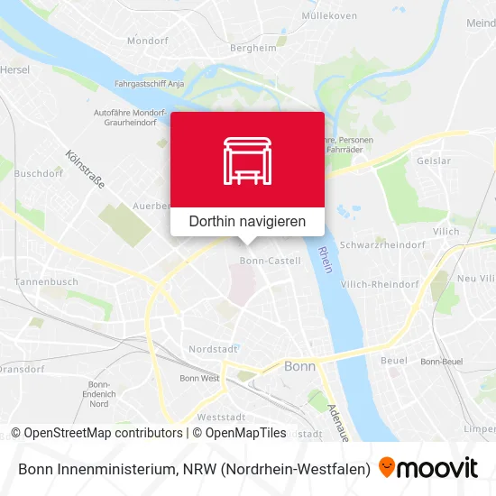 Bonn Innenministerium Karte