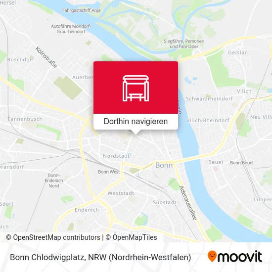 Bonn Chlodwigplatz Karte