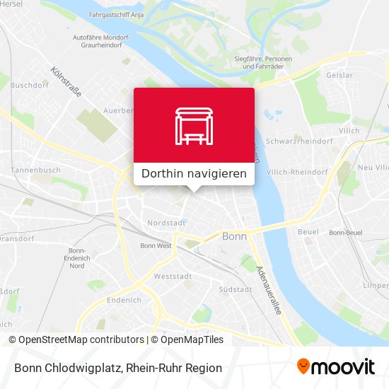 Bonn Chlodwigplatz Karte