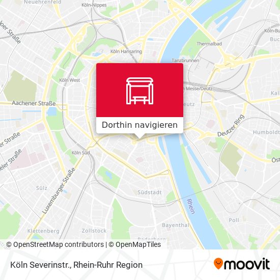 Köln Severinstr. Karte