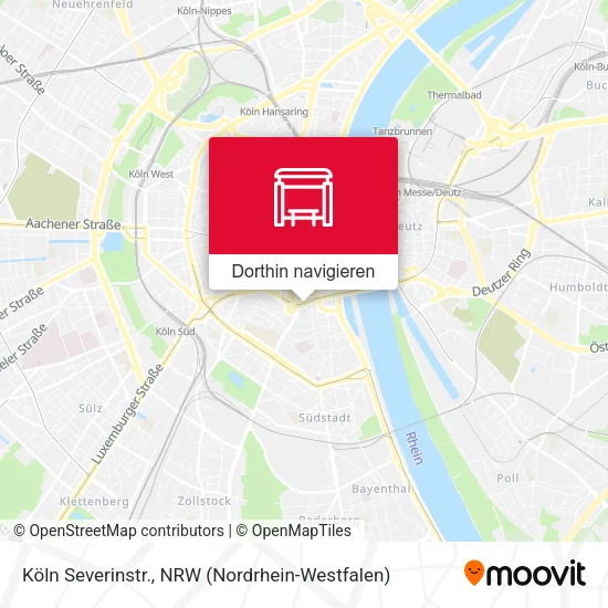 Köln Severinstr. Karte