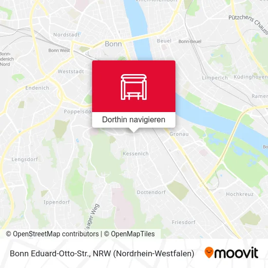 Bonn Eduard-Otto-Str. Karte