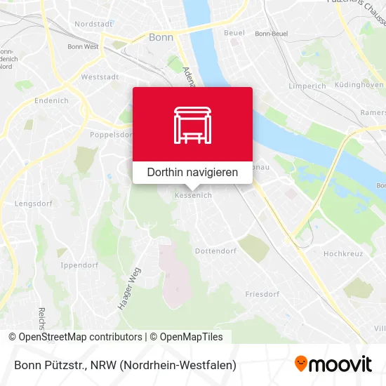 Bonn Pützstr. Karte