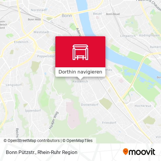 Bonn Pützstr. Karte