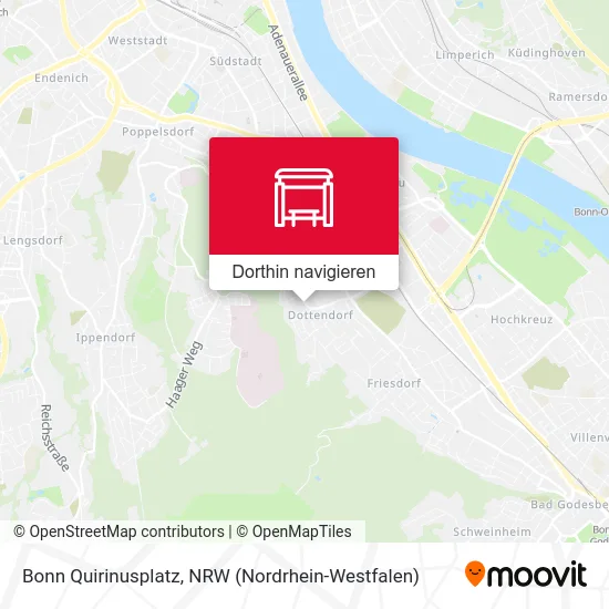 Bonn Quirinusplatz Karte