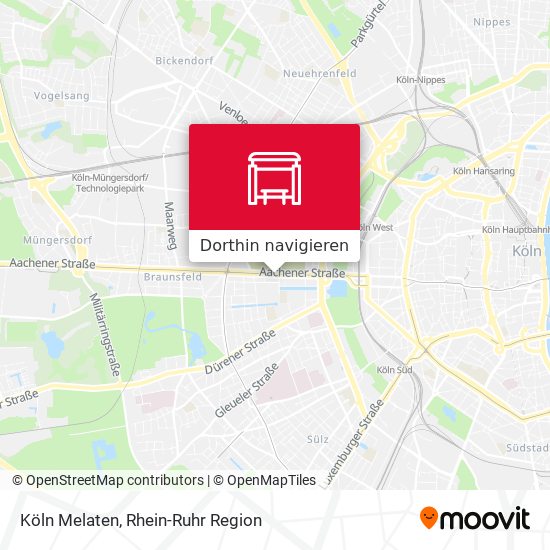 Köln Melaten Karte