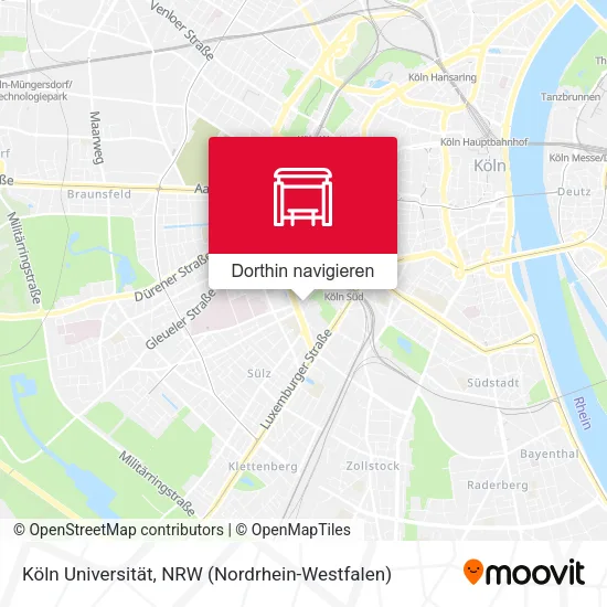 Köln Universität Karte