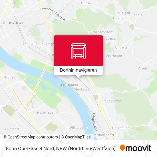 Bonn Oberkassel Nord Karte