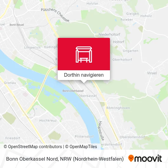 Bonn Oberkassel Nord Karte