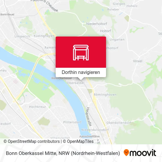 Bonn Oberkassel Mitte Karte