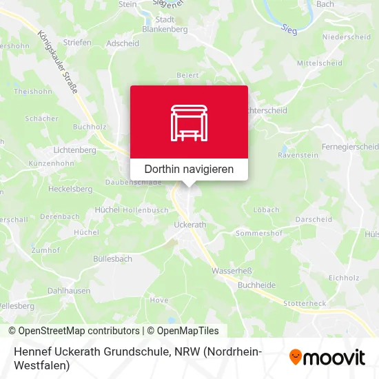 Hennef Uckerath Grundschule Karte