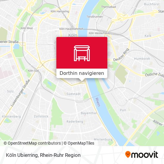 Köln Ubierring Karte