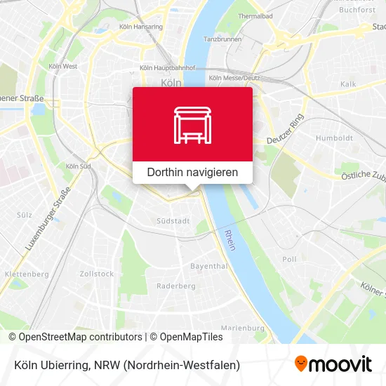 Köln Ubierring Karte