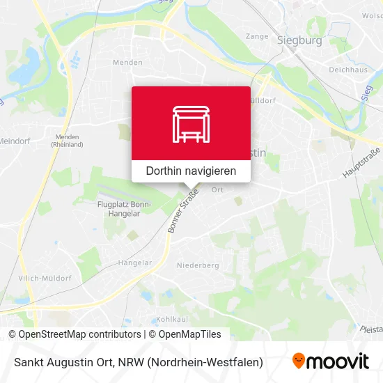 Sankt Augustin Ort Karte