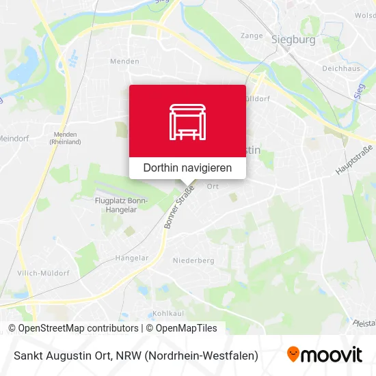 Sankt Augustin Ort Karte