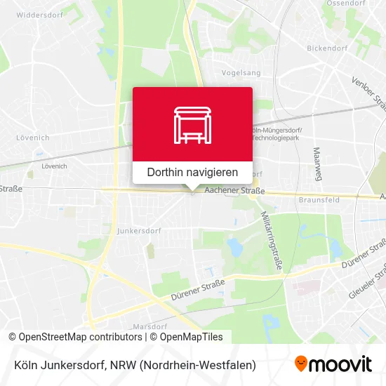 Köln Junkersdorf Karte