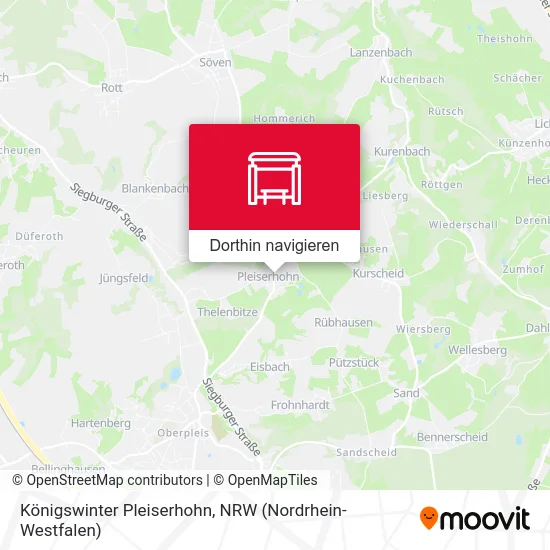 Königswinter Pleiserhohn Karte