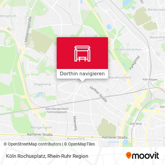 Köln Rochusplatz Karte