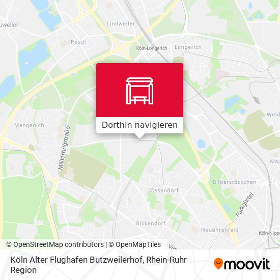 Köln Alter Flughafen Butzweilerhof Karte