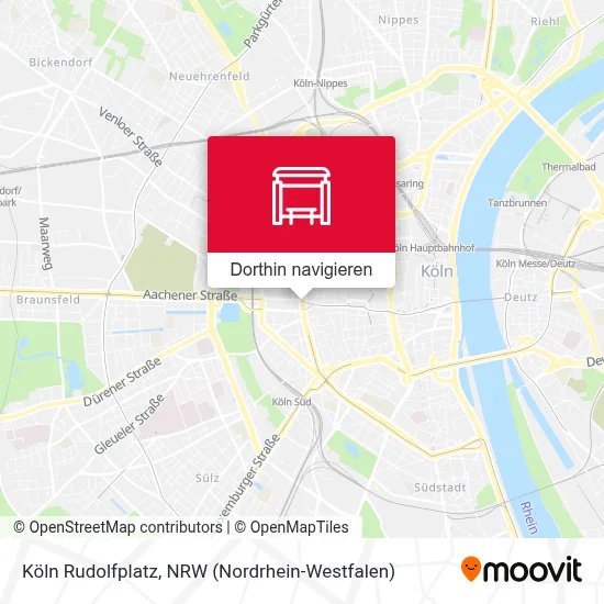 Köln Rudolfplatz Karte