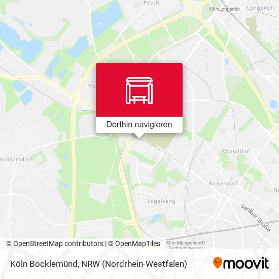 Köln Bocklemünd Karte
