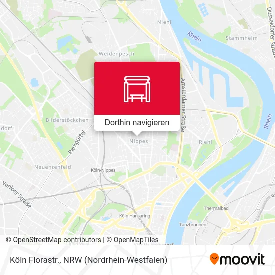Köln Florastr. Karte