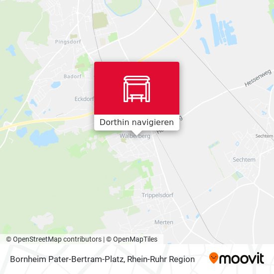 Bornheim Pater-Bertram-Platz Karte