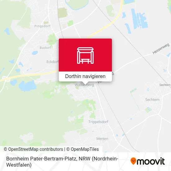 Bornheim Pater-Bertram-Platz Karte