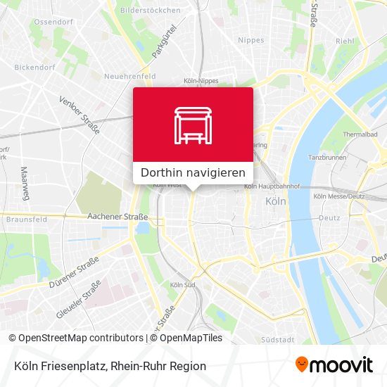 Köln Friesenplatz Karte