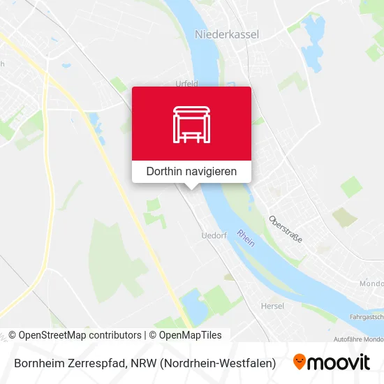 Bornheim Zerrespfad Karte