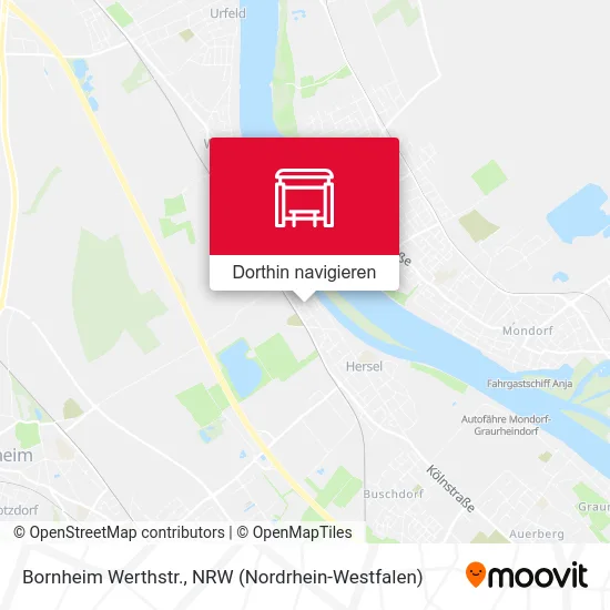 Bornheim Werthstr. Karte