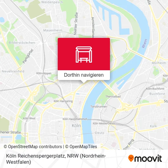 Köln Reichenspergerplatz Karte