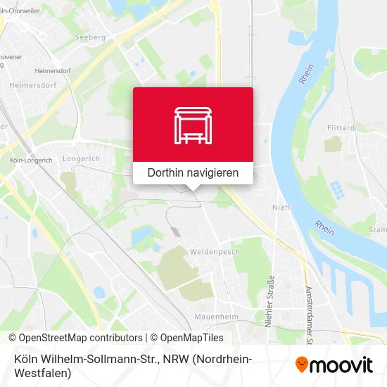 Köln Wilhelm-Sollmann-Str. Karte