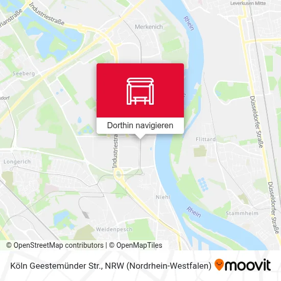 Köln Geestemünder Str. Karte