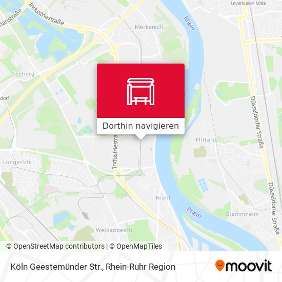 Köln Geestemünder Str. Karte