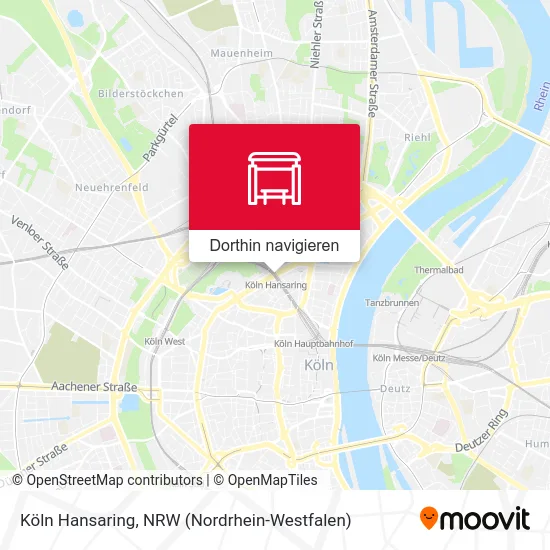 Köln Hansaring Karte