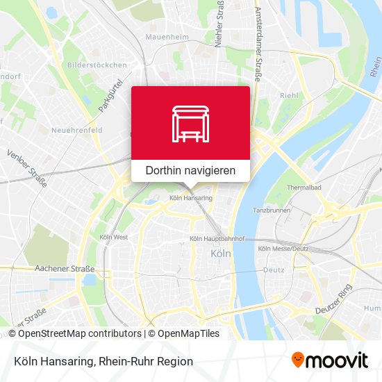 Köln Hansaring Karte