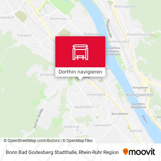 Bonn Bad Godesberg Stadthalle Karte